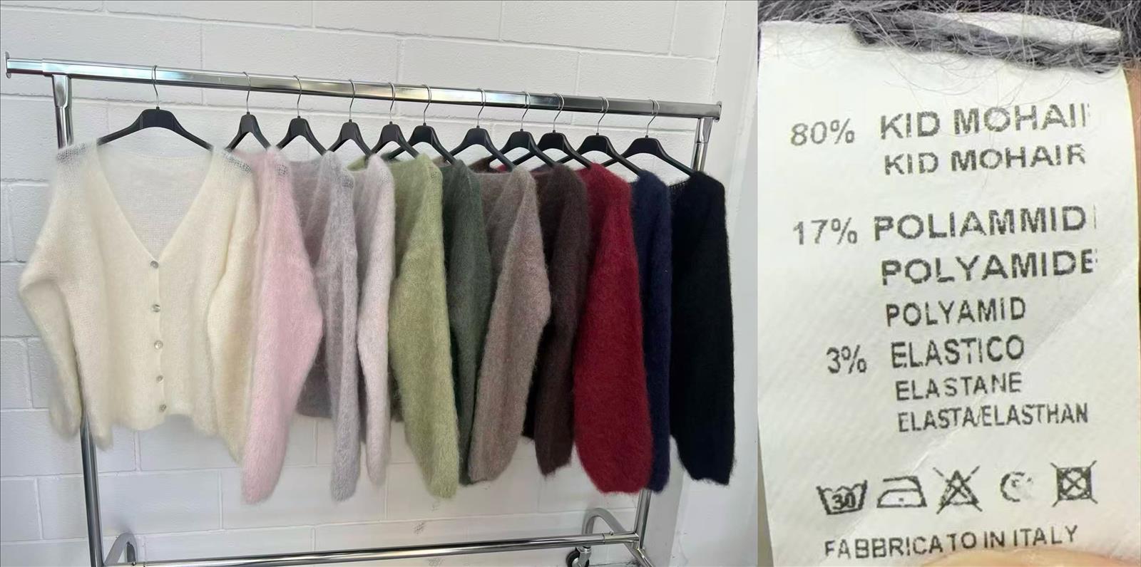 Strickjacke Mohair
