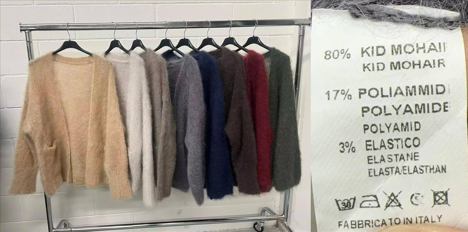 Strickjacke Mohair