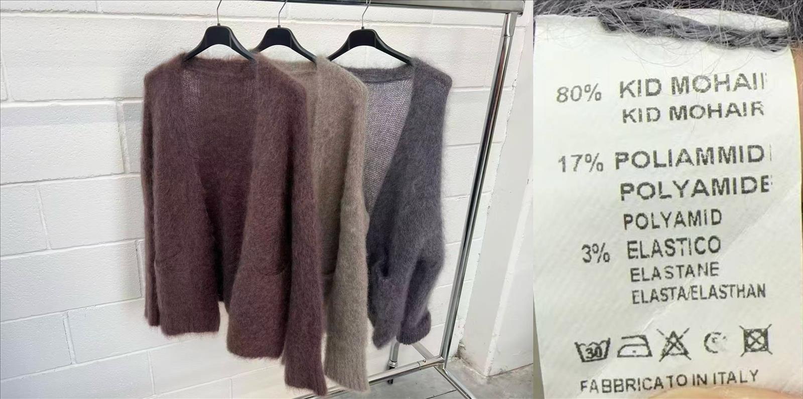 Strickjacke Mohair