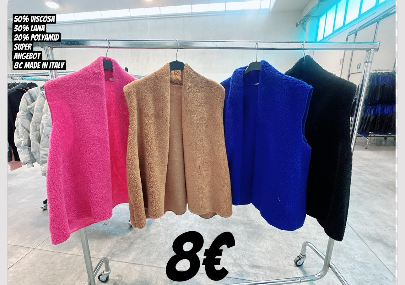 Teddy Fleece Weste